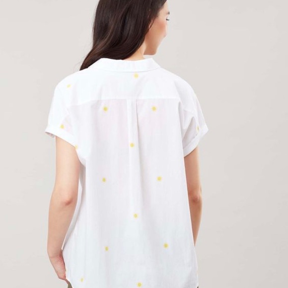 Joules white shirt blouse size 16 - Picture 5 of 7